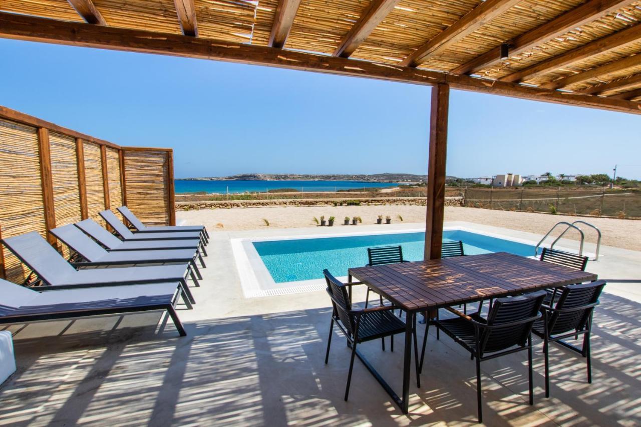 Cato Agro 5, Seafront Villa With Private Pool Afiartis Dış mekan fotoğraf